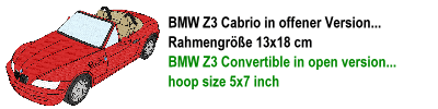 BMW Z3 Cabrio offen