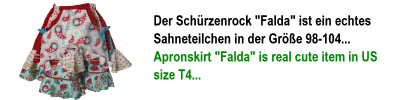Schürzenrock "Falda", Gr. 98-104