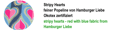 Stripy Hearts - Hamburger Liebe