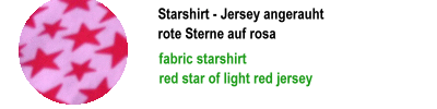 Star Kids - rote Sterne auf rosa