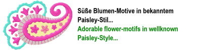 Blumen Paisley