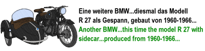 BMW R 27 mit Beiwagen