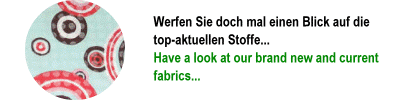 Stoffe aktuell / New Fabrics